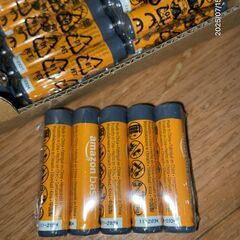 アルカリ単4乾電池　50本　amazonbasic 使用期限2034年11月の画像