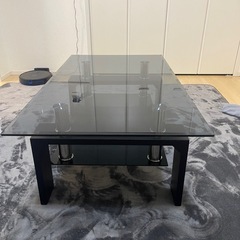 ガラステーブル　未使用の画像