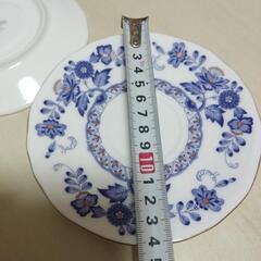 MOMOYAMA 桃山陶器 花柄 ケーキ皿 4枚の画像