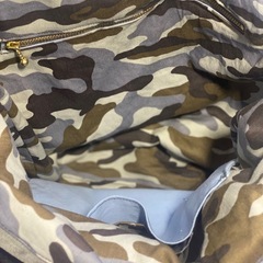  前掛けリメイクバッグの画像