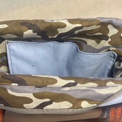  前掛けリメイクバッグの画像