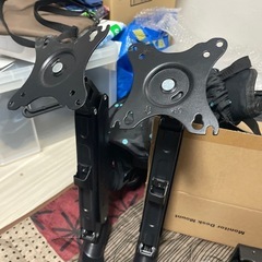 グリーンハウス デュアルモニターアーム GH-AMDJ2H-BKの画像