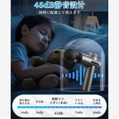 【大特価】筋膜リリースガン ハンディガン MINI 6種類ヘッド付きの画像
