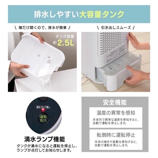 【締め切りました！】サーキュレーター付き除湿機