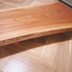 一枚板　ローテーブル　欅の画像