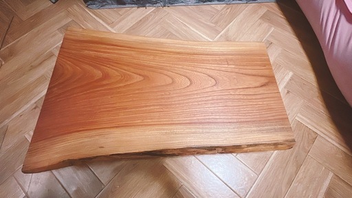 一枚板　ローテーブル　欅