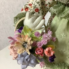 米山京子風　結衣ちゃん　可愛いヘア　ハット　女の子　ハンドメイド　ドール　人形の画像