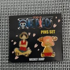 ピンズセット（ワンピース ルフィ&チョッパー）