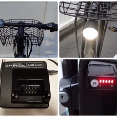 【電動自転車】Panasonic ベロスター 26インチ  電動スポーツバイク 700×38C 外装7段変速 ミッドナイトブラック BE-ELVS773B パナソニック 電動アシスト 自転車の画像