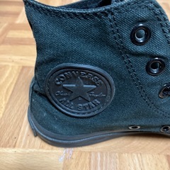 CONVERSE黒ハイカットの画像