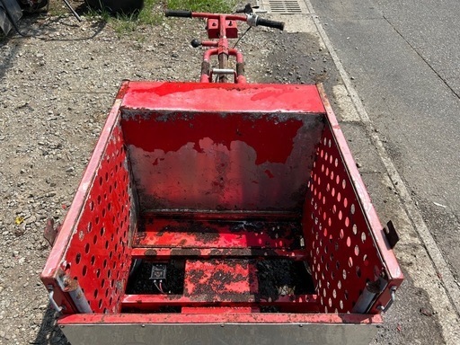 宮崎　日本機械工業　電動ホースレイヤー 運搬車　ホースカー　積載量150kg 日本機械工業 電動ホースレイヤー 消防車 運搬車 カート 台車