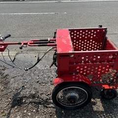日本機械工業　電動ホースレイヤー 消防車　運搬車　カート 台車　ホースカー　電動　積載量150kg 宮崎の画像