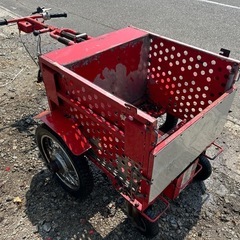 日本機械工業　電動ホースレイヤー 消防車　運搬車　カート 台車　ホースカー　電動　積載量150kg 宮崎の画像
