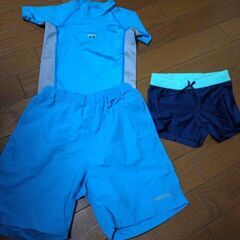 値下げしました。mont-bell.H&M　男児水着　ラッシュガード100 の画像