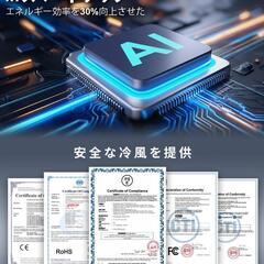 ベルトファン❣️腰掛け扇風機 6段階風量調節 16000RPM 超強風 小型の画像