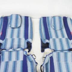 ★新品★ CRAFTPLUS クラフトプラス MK53S ス ペーシア フルオーダー デニム生地 シートカバー フ ロント リア リヤ 前後セット 即納の画像