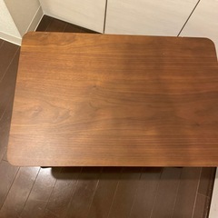 本日受け取り可能な方！天然木ミニテーブル　サイドテーブルにもの画像