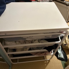 【7月末まで】IKEA ラック　収納　スチール　3個セットの画像