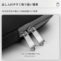 新品未使用！タブレット ノートPC ケース バック 収納多め ショルダー付の画像