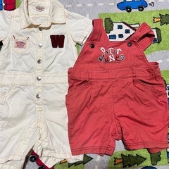 2. 70サイズ 子供服 ロンパース 作業着 作業服の画像