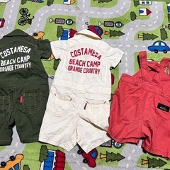 2. 70サイズ 子供服 ロンパース 作業着 作業服の画像