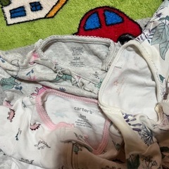 3. 60サイズ 70サイズ 子供服 ロンパース 足付きの画像