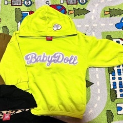 7. BABYDOLL 100サイズ 子供服 長袖 帽子付き パーカー トレーナーの画像