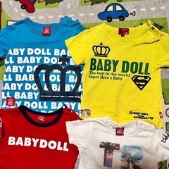 8. BABYDOLL 90サイズ 子供服 半袖 Tシャツ ズボン ジーパンの画像