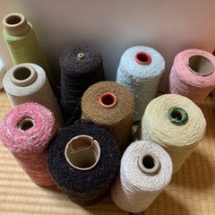 引き揃え糸たくさーーーん！！毛糸の画像