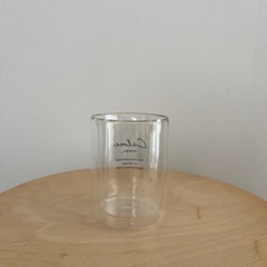 Francfranc　ストレート ダブルウォールグラス クリアの画像