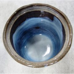 茶道具　水差し　水指　茶器 　高さ15x幅14x奥行14　小物入れ　陶器　キャニスター　和風　アンティーク　骨董品　レトロ　置物の画像