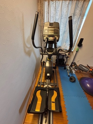 エリプティカル トレーニングマシン Livestrong暑い日に有酸素運動