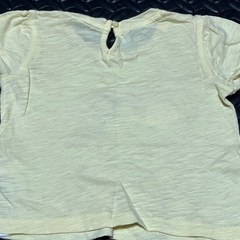 美品 baby GAP  黄色レインボーＴシャツ  90の画像