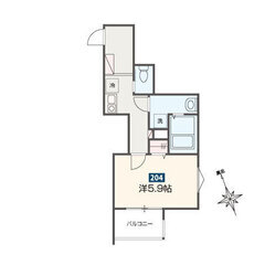 🏢安心の叶えRoom✨『1K』大和市下和田🎶✨敷金礼金無料💰✨人...