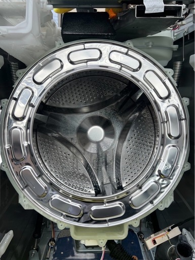 分解洗浄済み SHARP ドラム式洗濯乾燥機 ES-S7H-WL 2022年製