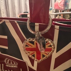 【受け渡し決定】ハロッズ　スモールトートバッグ、キーホルダーの画像