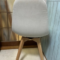[受け取り者決定]回転式　チェア　ナチュラルの画像