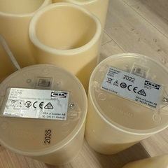 IKEA ロウソクランプ　LEDキャンドルの画像