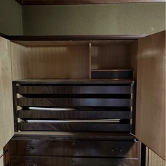 木製 衣類収納タンスの画像
