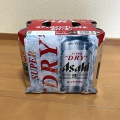 アサヒスーパードライ500ml✖️6缶の画像