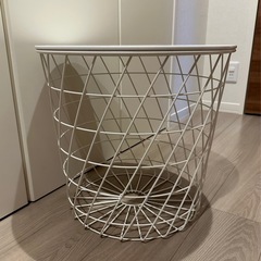 IKEA イケア 収納テーブル ホワイト 白の画像
