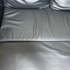 ノアーク ニトリ ソファベッド カウチソファ ブラックの画像