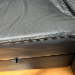 ノアーク ニトリ ソファベッド カウチソファ ブラックの画像