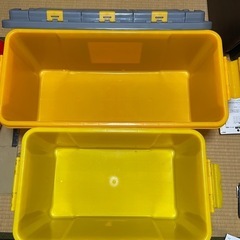 プラスチックのカラーボックス二個セットの画像