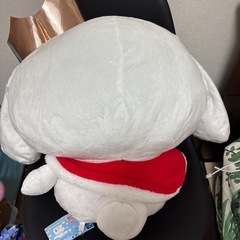 巨大シナモロール　　ぬいぐるみタグ付きの画像