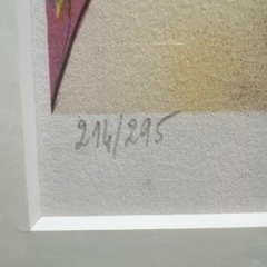 Linda Le Kinff リンダ・ル・キンフ リトグラフ 2枚セット 額装済みの画像