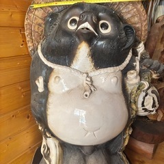 （お受け渡し決まりました）信楽焼のタヌキ の画像