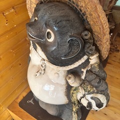 （お受け渡し決まりました）信楽焼のタヌキ の画像