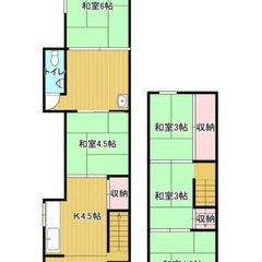 ★ 仲介手数料ゼロ物件 ★ 広々6DK・敷金礼金ゼロ ★ 東中浜...