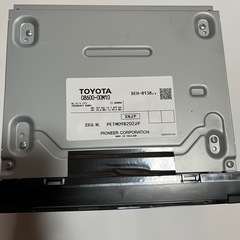 TOYOTA純正カーオーディオ新車外し の画像